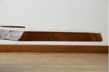 中古　美品　総漆塗り　手造り工芸家具　2wayで衝立にも!　上質な造りが魅力的なテーブル(パーテーション)　定価約80万円相当　(R-053489)