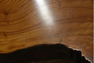 中古　美品　総漆塗り　手造り工芸家具　2wayで衝立にも!　上質な造りが魅力的なテーブル(パーテーション)　定価約80万円相当　(R-053489)