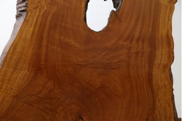 中古　美品　総漆塗り　手造り工芸家具　2wayで衝立にも!　上質な造りが魅力的なテーブル(パーテーション)　定価約80万円相当　(R-053489)