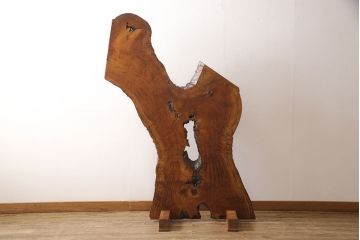 中古　美品　総漆塗り　手造り工芸家具　2wayで衝立にも!　上質な造りが魅力的なテーブル(定価約80万円)(センターテーブル、ローテーブル、座卓、パーテーション)(R-053489)