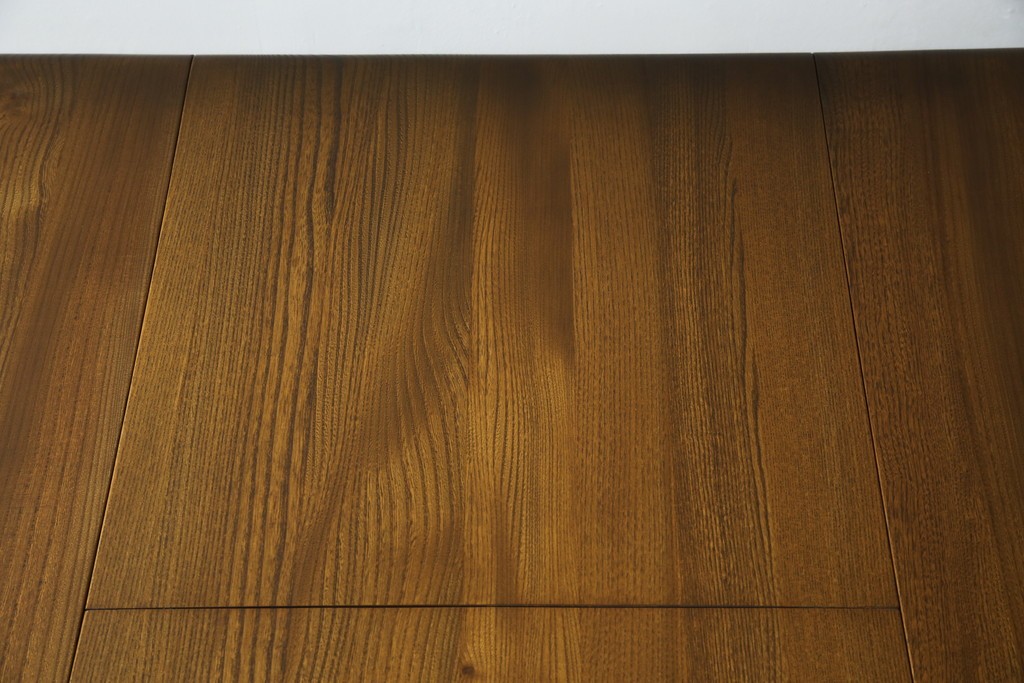 イギリスビンテージ　美品　ERCOL(アーコール)　ニレ材　クラシカルな雰囲気漂うドローリーフテーブル　(R-053490)