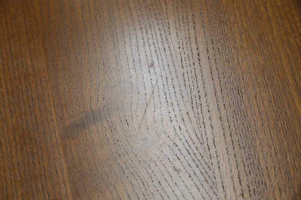 イギリスビンテージ　美品　ERCOL(アーコール)　ニレ材　クラシカルな雰囲気漂うドローリーフテーブル　(R-053490)