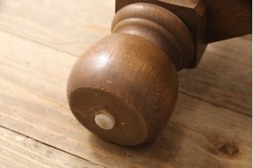 イギリスビンテージ　美品　ERCOL(アーコール)　ニレ材　クラシカルな雰囲気漂うドローリーフテーブル(エクステンションテーブル、ダイニングテーブル、ヴィンテージ)(R-053490)