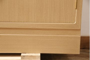 中古　美品　伝統工芸士・吉沢昭次作　小振りなサイズがお部屋に取り入れやすい加茂総桐帯箪笥(板盆付き、胴厚、桐たんす、洋服タンス、着物箪笥、和タンス)(R-053495)