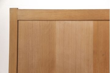 和製アンティーク　柾目が美しく上品な板戸4枚セット(帯戸、引き戸、建具)(R-053499)