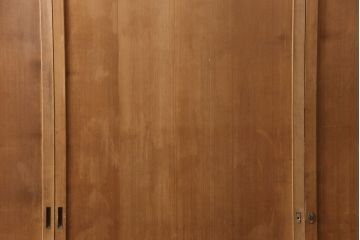 和製アンティーク　柾目が美しく上品な板戸4枚セット(帯戸、引き戸、建具)(R-053499)