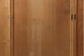 和製アンティーク　柾目が美しく上品な板戸4枚セット(帯戸、引き戸、建具)(R-053499)