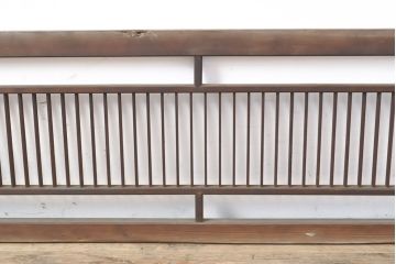 和製アンティーク　格子デザインがモダンな雰囲気を漂わせる欄間2枚セット(明り取り、明かり取り)(R-053508)