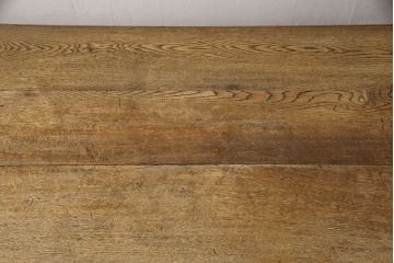 和製アンティーク 希少! 大正ロマン ナラ材 希少なデザインが魅力的なダイニングテーブル(作業台、食卓)(R-053514)