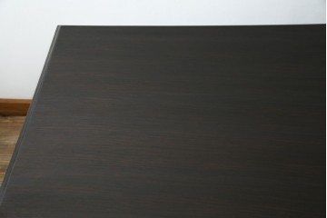 和製ビンテージ　神戸洋家具　永田良介商店　凝ったデザインがお部屋の雰囲気を高める両袖デスク　(R-053524)