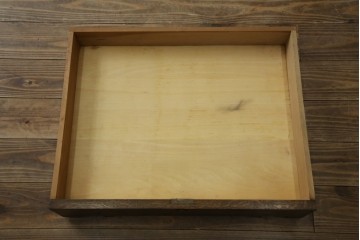 和製ビンテージ　神戸洋家具　永田良介商店　凝ったデザインがお部屋の雰囲気を高める両袖デスク　(R-053524)