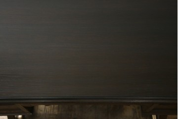 和製ビンテージ　神戸洋家具　永田良介商店　凝ったデザインがお部屋の雰囲気を高める両袖デスク　(R-053524)