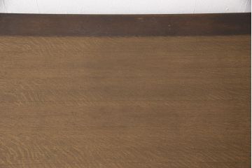 和製ビンテージ　神戸洋家具　永田良介商店　凝ったデザインがお部屋の雰囲気を高める両袖デスク(ワークデスク、机、在宅ワーク、在宅用)(R-053524)