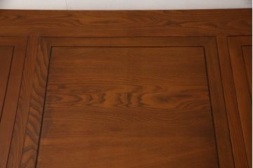 中古　ニレ材(楡材)　団らんのひと時におすすめな大振りの囲炉裏(長火鉢、座卓、ローテーブル)(R-053526)