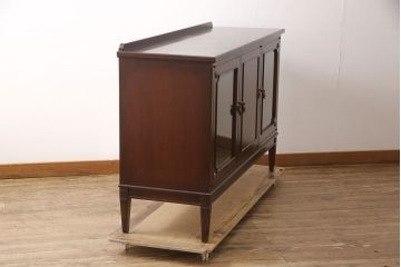 中古　美品　メープル不二屋　品の良さが高級感を高めるサイドボード(収納棚、戸棚、キャビネット)(定価約38万円)(R-053527)