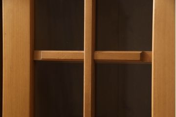 中古　シャルドネ(CHARDONNAY)　パイン材　ナチュラルインテリアにもってこい!木のやさしいぬくもりを感じるカップボード(食器棚、キャビネット、収納棚、戸棚)(R-053528)