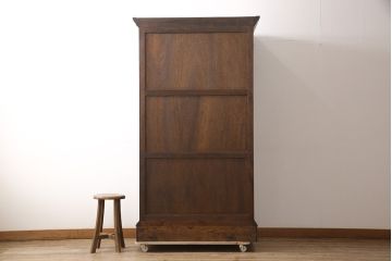 中古　民芸家具　シックで品のある佇まいが魅力的なワードローブ(松本民芸家具)(洋服タンス)(R-053539)