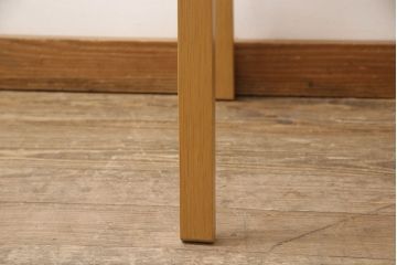 中古　arflex(アルフレックス)　NT(エヌティー)　革を編み込んだデザインが個性的なチェア(ダイニングチェア、椅子、イス)(R-053551)