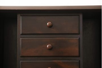 ビンテージ家具　松本民芸家具　シックで上品な佇まいのライティングビューロー(簿記机、在宅ワーク、在宅用ワークデスク、ヴィンテージ)(R-053561)