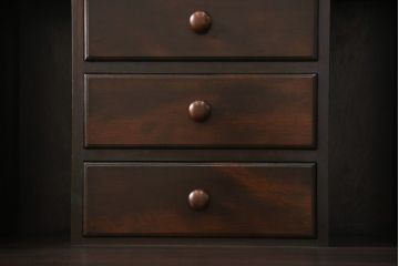 ビンテージ家具　松本民芸家具　シックで上品な佇まいのライティングビューロー(簿記机、在宅ワーク、在宅用ワークデスク、ヴィンテージ)(R-053561)