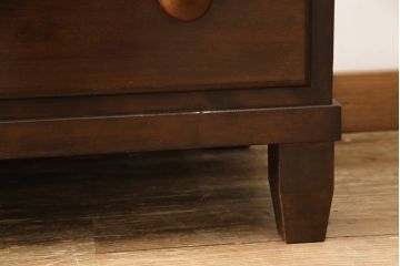 ビンテージ家具　松本民芸家具　シックで上品な佇まいのライティングビューロー(簿記机、在宅ワーク、在宅用ワークデスク、ヴィンテージ)(R-053561)