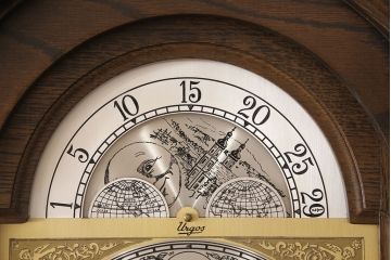 ヴィンテージ時計　ジャンク品　ドイツ製　Urgos(ウルゴス)　重錘式　クラシカルな空間を演出するホールクロック(振り子時計、柱時計、ディスプレイ、ビンテージ)(定価約135万円)(R-053563)