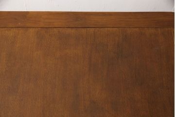 イギリスアンティーク　オーク材製　挽き物の脚が存在感を際立たせるドローリーフテーブル(ダイニングテーブル、食卓、エクステンションテーブル、拡張式テーブル)(R-053571)