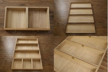 中古　美品　大阪泉州　衣装盆付き　黒檀のアクセントが粋な雰囲気を醸し出す総桐箪笥(桐たんす、着物箪笥、引き出し、チェスト)(定価約200万円)(R-053576)