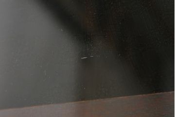 中古　美品　桜木作　岩谷堂箪笥　深い木色と立派な金具が凛とした雰囲気を醸し出す茶箪笥(収納棚、戸棚、茶棚、キャビネット、茶たんす、上下バラ売り可能)(定価約100万円)(R-053577)