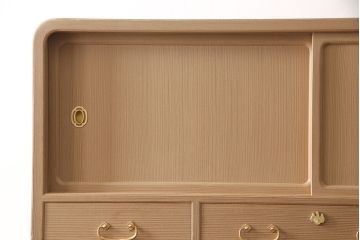 中古　伝統工芸　上品な佇まいが魅力の総桐紀州箪笥(四方丸、胴厚、総桐箪笥、桐たんす、引き出し、チェスト、衣装箪笥)(定価約140万円)(R-053579)