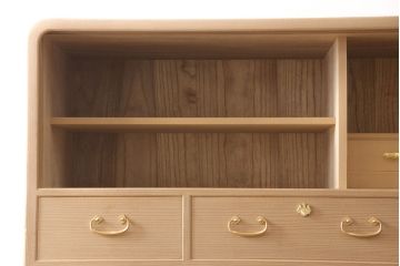 中古　伝統工芸　上品な佇まいが魅力の総桐紀州箪笥(四方丸、胴厚、総桐箪笥、桐たんす、引き出し、チェスト、衣装箪笥)(定価約140万円)(R-053579)