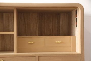 中古　伝統工芸　上品な佇まいが魅力の総桐紀州箪笥(四方丸、胴厚、総桐箪笥、桐たんす、引き出し、チェスト、衣装箪笥)(定価約140万円)(R-053579)