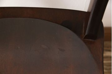 中古　松本民芸家具　#49型A　背もたれの美しいデザインが印象的なワイコムチェア(ダイニングチェア、椅子、板座チェア)(R-053580)