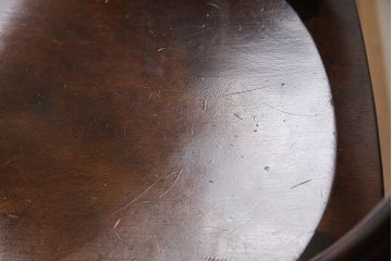 中古　松本民芸家具　#49型A　背もたれの美しいデザインが印象的なワイコムチェア(ダイニングチェア、椅子、板座チェア)(R-053582)
