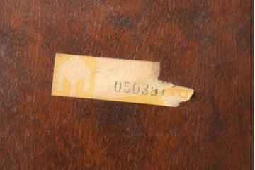 中古　松本民芸家具　#49型A　背もたれの美しいデザインが印象的なワイコムチェア(ダイニングチェア、椅子、板座チェア)(R-053582)
