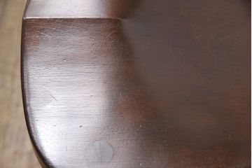 中古　松本民芸家具　#49型A　背もたれの美しいデザインが印象的なワイコムチェア(ダイニングチェア、椅子、板座チェア)(R-053583)