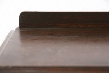 イギリスアンティーク　オーク材の風合いが味わい深いブックケース(書棚、本箱、本棚、キャビネット、収納棚)(R-053599)