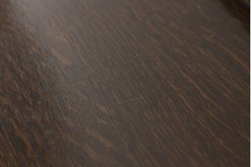 イギリスアンティーク　オーク材　デスクとキャビネットが一体となった便利なサイドバイサイド(ライティングビューロー、ブックケース、デスク、机、在宅ワーク、在宅用ワークデスク)(R-053611)