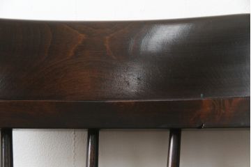 中古　松本民芸家具　#91型　落ち着きのある空間を演出するキャプテンチェア(アームチェア、板座チェア、椅子、ダイニングチェア)(R-053613)