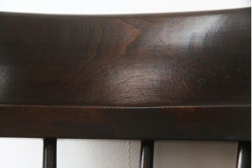 中古　松本民芸家具　#91型　落ち着きのある空間を演出するキャプテンチェア(アームチェア、板座チェア、椅子、ダイニングチェア)(R-053613)