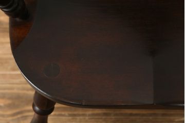 中古　松本民芸家具　#91型　落ち着きのある空間を演出するキャプテンチェア(アームチェア、板座チェア、椅子、ダイニングチェア)(R-053613)