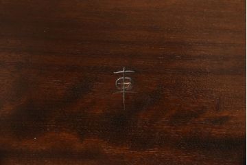 中古　松本民芸家具　#91型　落ち着きのある空間を演出するキャプテンチェア(アームチェア、板座チェア、椅子、ダイニングチェア)(R-053614)