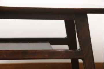 和製ビンテージ　松本民芸家具　シンプルな中に木の温かみが感じられる#201型茶卓(定価約13万7千円)(センターテーブル、ローテーブル、ヴィンテージ)(R-053619)