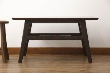 和製ビンテージ　松本民芸家具　シンプルな中に木の温かみが感じられる#201型茶卓(定価約13万7千円)(センターテーブル、ローテーブル、ヴィンテージ)(R-053619)