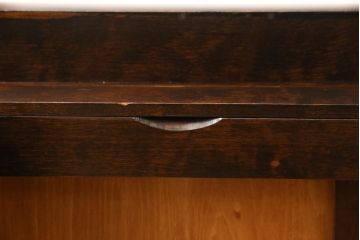 和製ビンテージ　民芸家具　シンプルな中に木の温かみが感じられる文机(松本民芸家具)(センターテーブル、ローテーブル、ヴィンテージ)(R-053620)