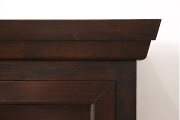 中古　民芸家具　高山式　シックな色合いが和モダンなお部屋にもぴったりなチェスト(松本民芸家具)(引き出し、サイドチェスト)(R-053623)
