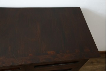 中古　民芸家具　高山式　シックな色合いが和モダンなお部屋にもぴったりなチェスト　(R-053623)