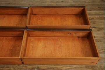 中古　民芸家具　高山式　シックな色合いが和モダンなお部屋にもぴったりなチェスト　(R-053623)