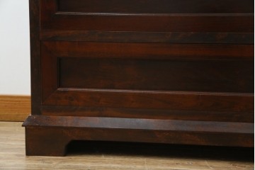 中古　民芸家具　高山式　シックな色合いが和モダンなお部屋にもぴったりなチェスト　(R-053623)