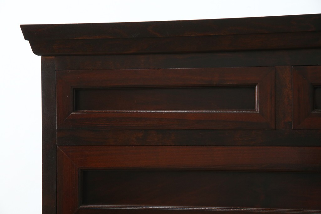 中古　民芸家具　高山式　シックな色合いが和モダンなお部屋にもぴったりなチェスト　(R-053623)